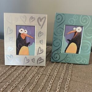Set of Two Penguin Picture Frames